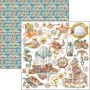 Set de papier 30x30 Coral Reef 12 feuilles - Ciao Bella Papercrafting