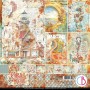Set de papier 30x30 Coral Reef 12 feuilles - Ciao Bella Papercrafting