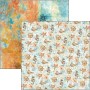 Set de papier 30x30 Coral Reef 8 feuilles - Patterns Pad Ciao Bella Papercrafting