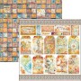 Set de papier 30x30 Coral Reef 8 feuilles - Patterns Pad Ciao Bella Papercrafting