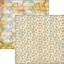 Set de papier 30x30 Coral Reef 8 feuilles - Patterns Pad Ciao Bella Papercrafting