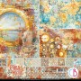 Set de papier 30x30 Coral Reef 8 feuilles - Patterns Pad Ciao Bella Papercrafting