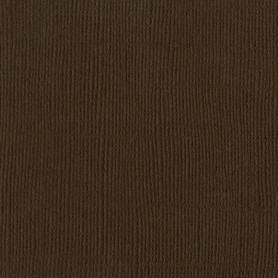 Papier 30x30 Texturé Brown - Brun - café – Bazzill