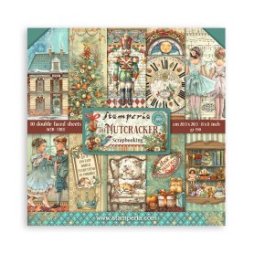 Set de papier 20x20 The Nutcracker 10 feuilles - Stamperia