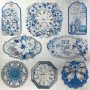 Deluxe Paper Silver 15x15 Elegance of Blue 5 feuilles – Ciao Bella Papercrafting
