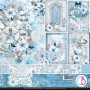 Set de papier 30x30 Elegance of Blue 12 feuilles - Ciao Bella Papercrafting