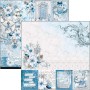 Set de papier 30x30 Elegance of Blue 12 feuilles - Ciao Bella Papercrafting