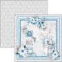 Set de papier 30x30 Elegance of Blue 12 feuilles - Ciao Bella Papercrafting