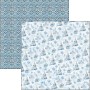 Set de papier 30x30 Elegance of Blue 12 feuilles - Ciao Bella Papercrafting