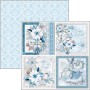 Set de papier 30x30 Elegance of Blue 12 feuilles - Ciao Bella Papercrafting