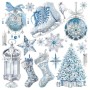 Fussy Cut Vellum Paper 15x15 Elegance of Blue 6 feuilles – Ciao Bella Papercrafting