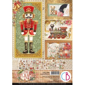 Set de papier A4 The Nutcracker 9f - Creative Pad Ciao Bella Papercrafting