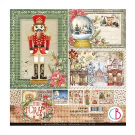 Set de papier 20x20 The Nutcracker 12 feuilles – Ciao Bella Papercrafting