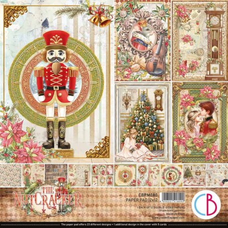 Set de papier 30x30 The Nutcracker 12 feuilles - Ciao Bella Papercrafting