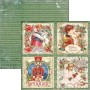 Set de papier 30x30 The Nutcracker 8 feuilles - Patterns Pad Ciao Bella Papercrafting