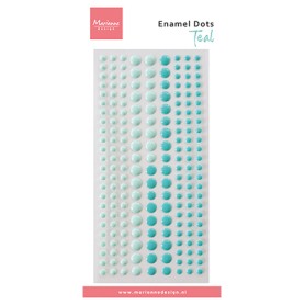 Enamel Dots Duotone Teal - Marianne Design