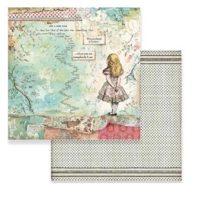 Papier 30x30 Alice 1f - Alice in Wonderland - Stamperia