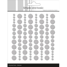 Enamel Dots Light Grey - Simple and Basic