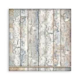Set de papier 20x20 Silent Sea Background 10 feuilles - Stamperia