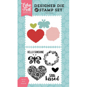 Die & stamp set Sun kissed - Echo Park