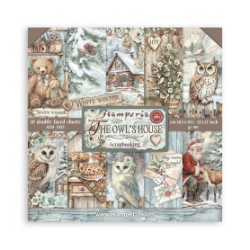 Set de papier 30x30 The Owl's House 10 feuilles - Stamperia
