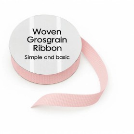 Ruban Gros grain 8mm x 10m Light Pink - Simple and Basic