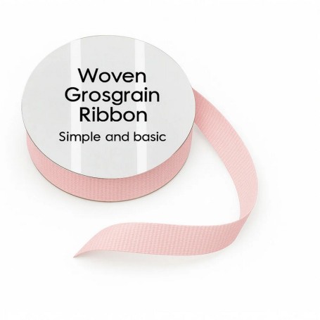 Ruban Gros grain 8mm x 10m Light Pink - Simple and Basic