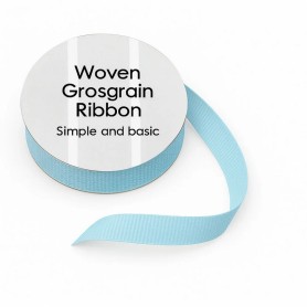 Ruban Gros grain 8mm x 10m Light Blue - Simple and Basic