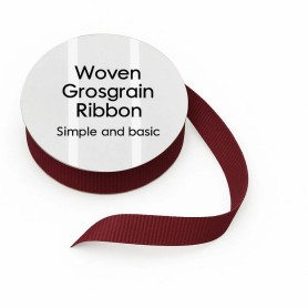 Ruban Gros grain 8mm x 10m Dark Red - Simple and Basic