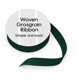 Ruban Gros grain 8mm x 10m Dark Green - Simple and Basic