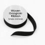 Ruban Gros grain 8mm x 10m Black - Simple and Basic