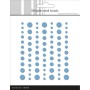 Enamel Dots Matte Light Blue - Simple and Basic