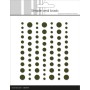 Enamel Dots Matte Forest Green - Simple and Basic