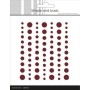 Enamel Dots Matte Wine Red - Simple and Basic