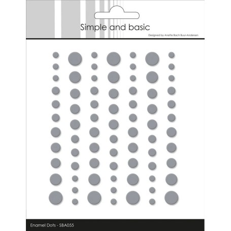 Enamel Dots Matte Concrete - Simple and Basic