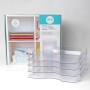 Bacs à papier empilables 4 pc - 30,5 x 33,2 cm - We R Memory Keepers - Stackable paper trays