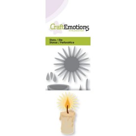 Dies Burning candle 3D - Craft Emotions