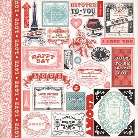 Stickers Amour 30x30 - Carta Bella