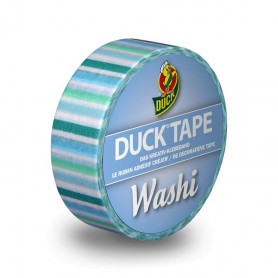 Washi Tape Blue Stripes 10m - Duck Tape