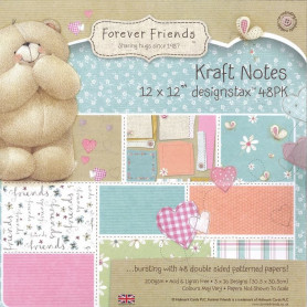 Set de papier 30x30 Kraft Notes 32f - Forever Friends
