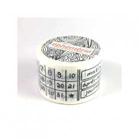 Masking Tape Calendrier permanent 10 m - Ephéméria