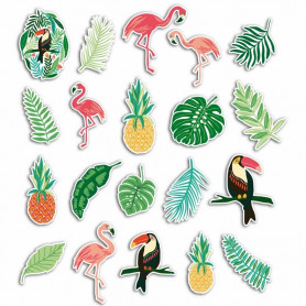 Chipboards en carton 20pc Jungle - Toga