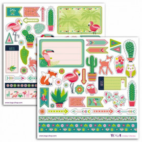 Stickers Zanimo 2 planches - Toga