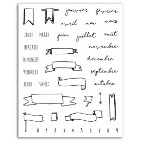 Toga Set De 33 Tampons Silicone Transparent : La Base Pour Carnets Créatifs Et Scrapbooking !