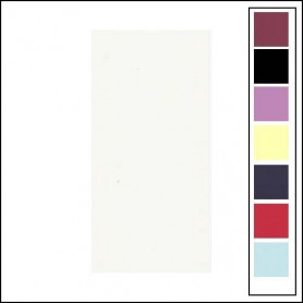 Carton texturé 13,5x27 Blanc 10 pièces
