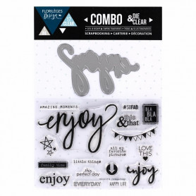 Combo Clear Die Enjoy – Florilèges Design