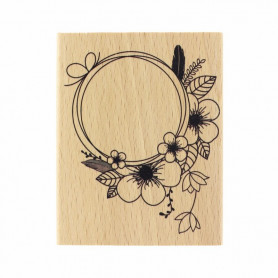 Tampon bois Jolie Couronne - Envolée Poétique - Florilèges Design