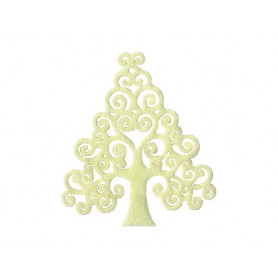 Sapin de Noël en Feutrine Ivoire - 4 pièces – Artemio
