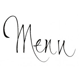 Tampon bois Menu – Artemio