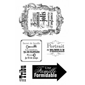 Tampons Famille 9x14 cm - Artemio